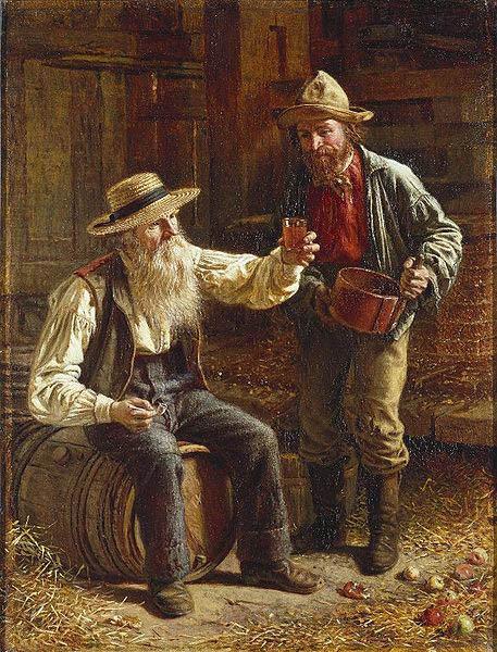 Thomas Waterman Wood New Cider oil painting picture